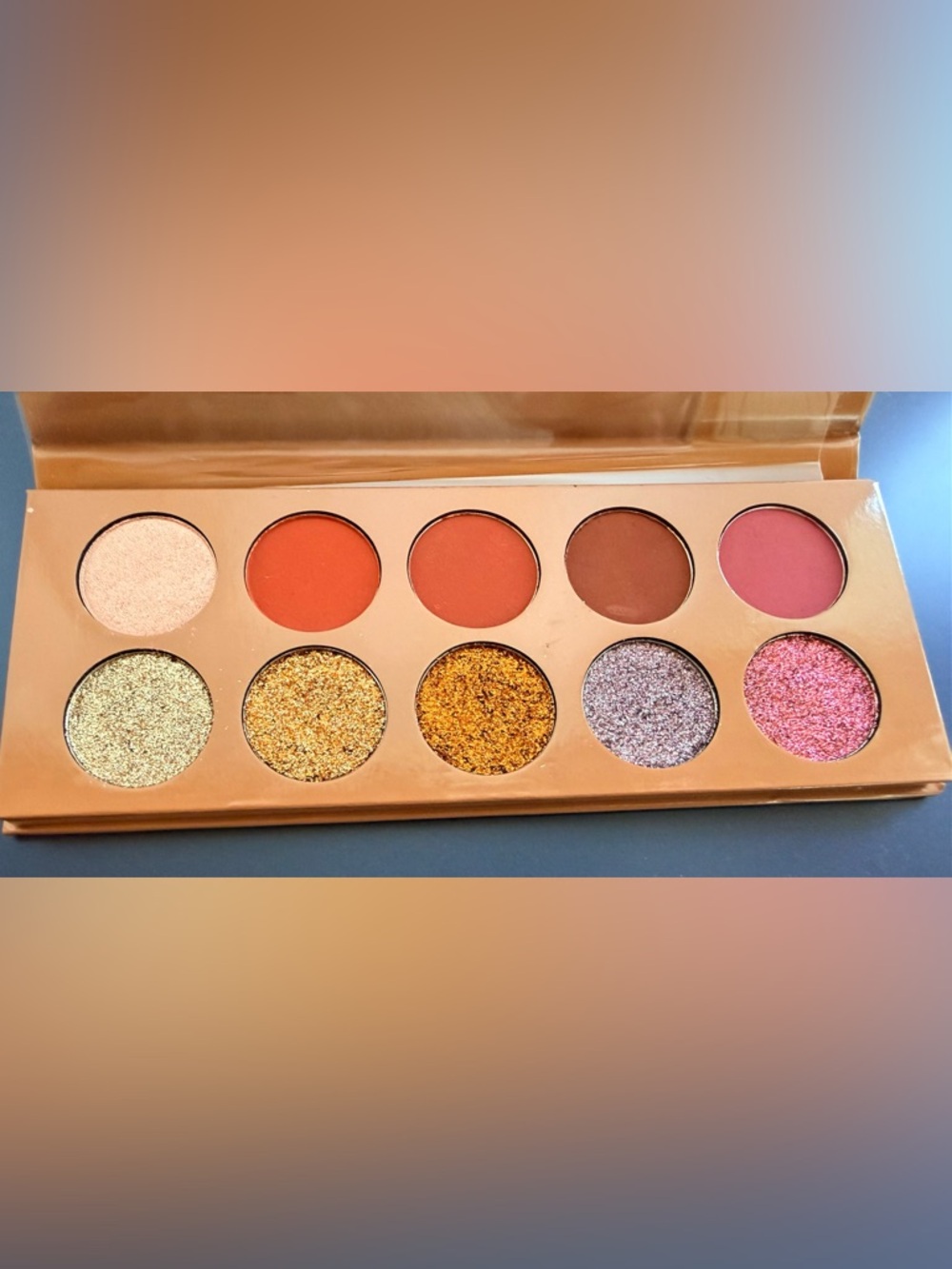 Trend Beauty Rose Gold Glitter Palette, Eyeshadow Palette, Glitter Eyeshadow NEW